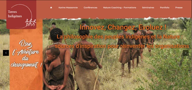 Screenshot du site terres-indigenes